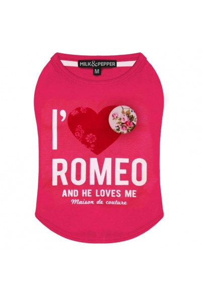I love Romeo t-shirt 14cm