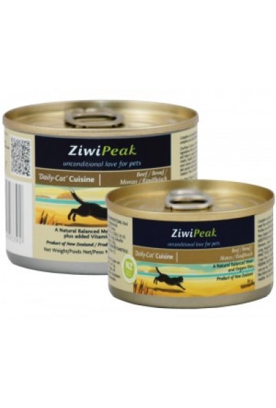 ZiwiPeak Våtfôr Katt Cuisine Beef 170gram