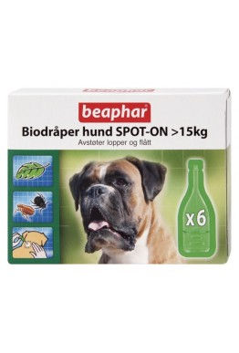 Bio Spot-on flåttdråper for hund over 15kg