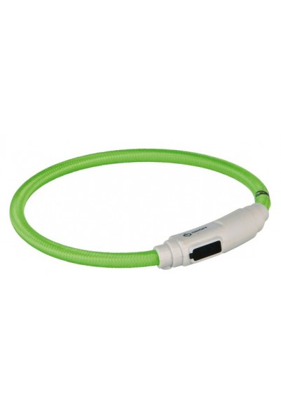 Trixie Lysende Bånd USB 35 cm grønn