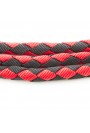 Z tvillingkobbel/hanefot i nylon 40cm rød/sort