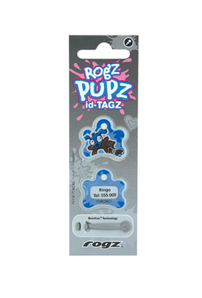 Rogz Pupz ID-tagz blå